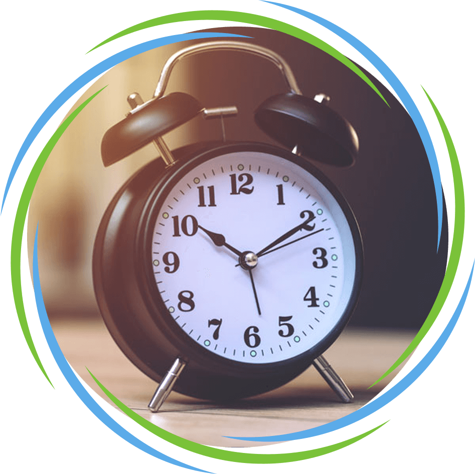 clock on desk